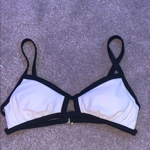 Target black and white bikini top!